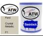 Preview: Ford, Crystal Metallic, F1: 1L Lackdose, von ATW Autoteile West.